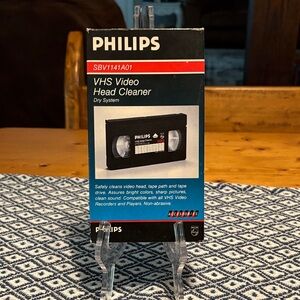 Philips Black VHS Video Head Cleaner